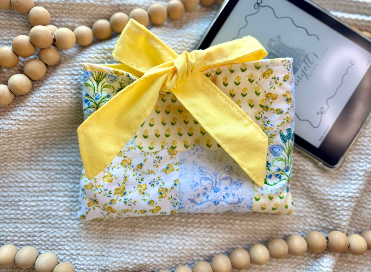 Spring Meadows Patchwork Quilted Kindle/E-Reader Sleeve