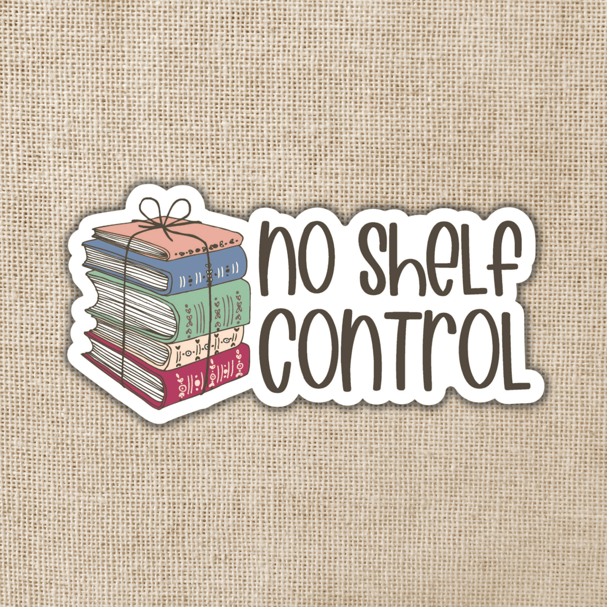 No Shelf Control Sticker