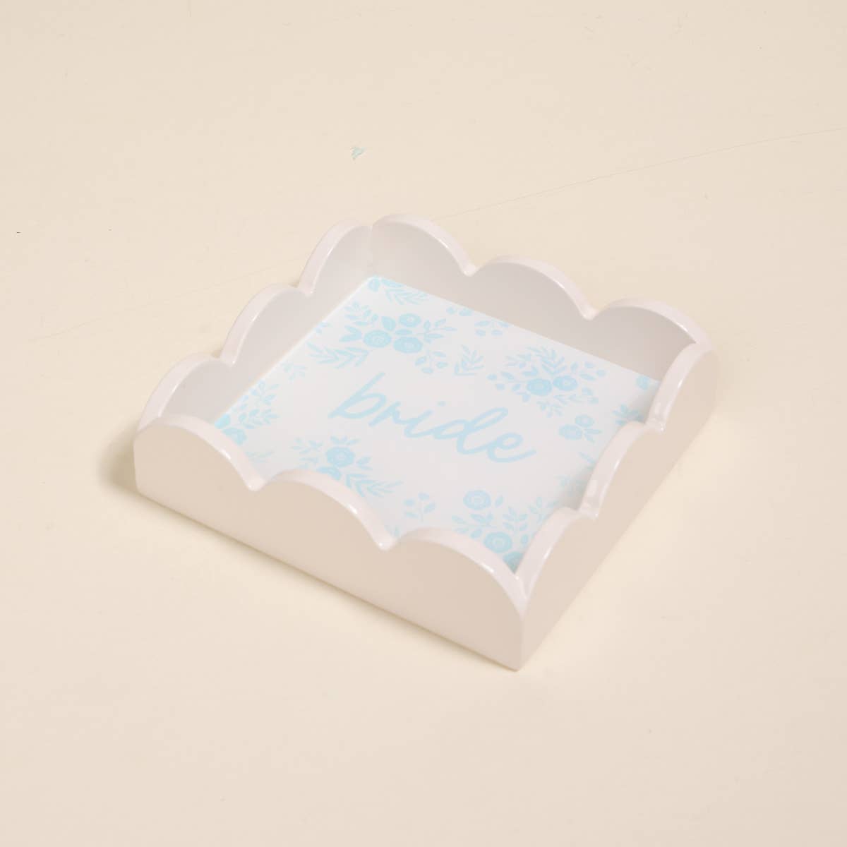 Scallop Trinket Tray–Bride Something Blue