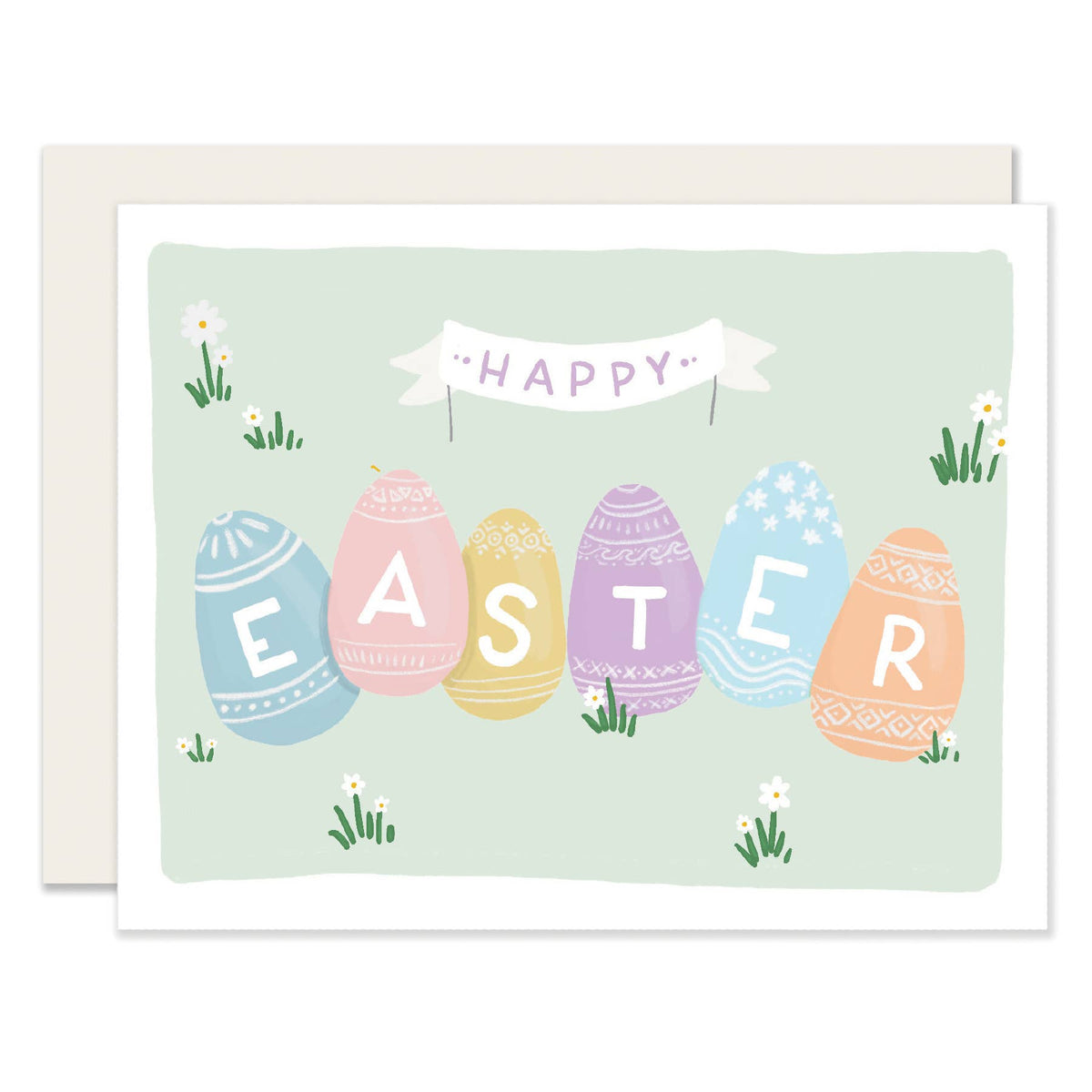 Happy Easter Eggs Card | Happy Easter Card