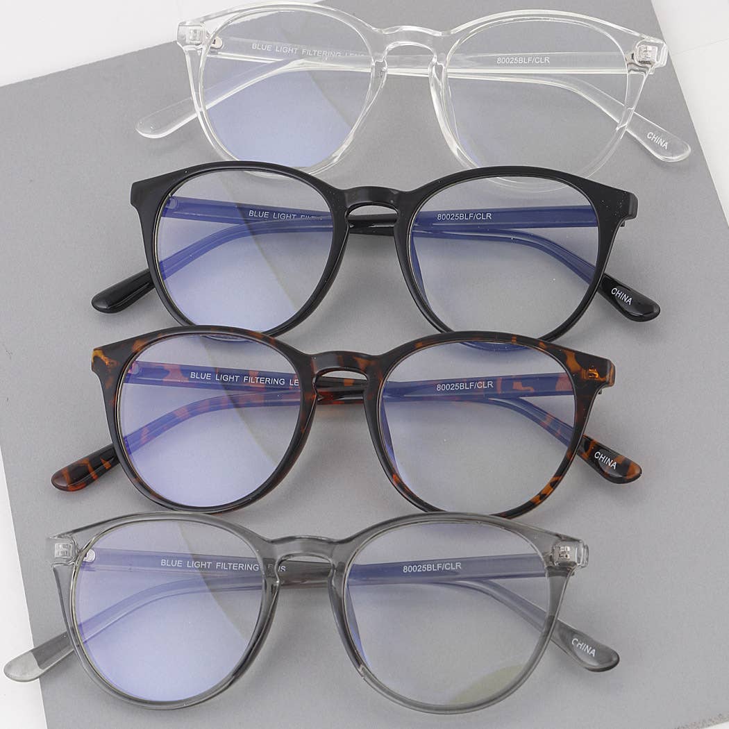 Rounded Blue Light Blocker Glasses