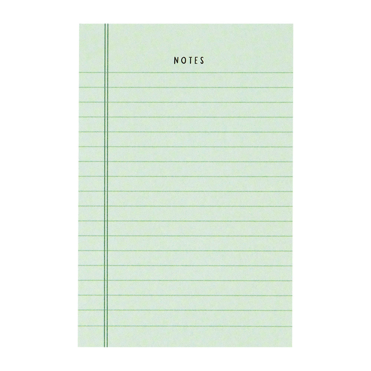 Green Notes 4x6 Notepad