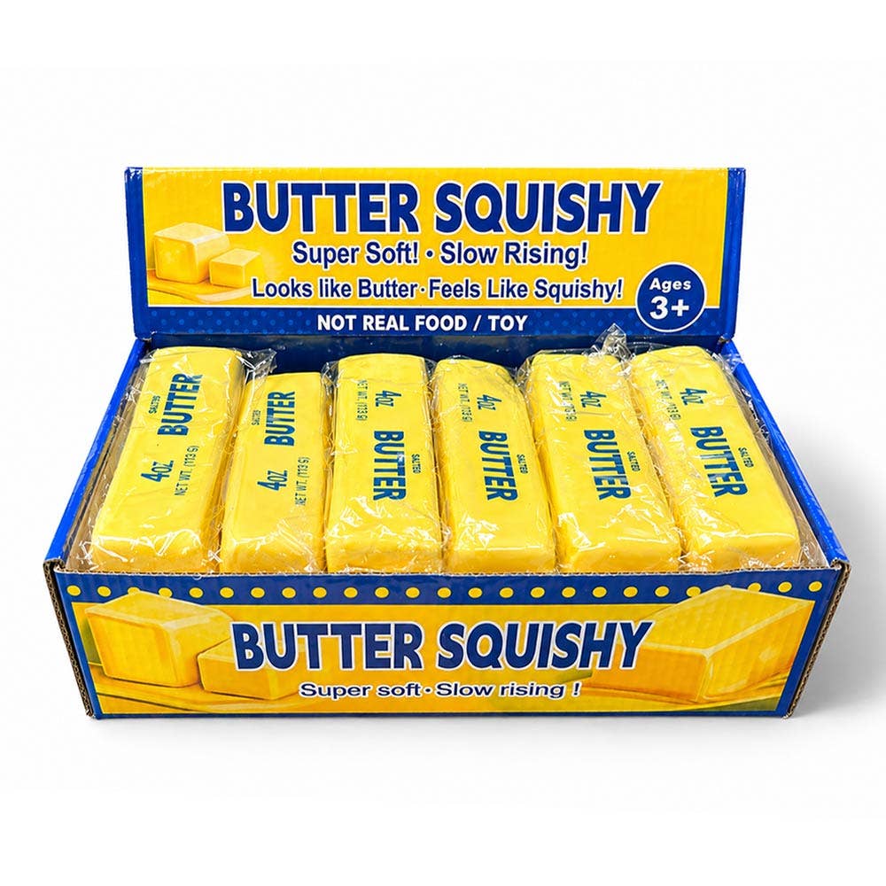 12PCS - Butter Stick Shape Squeeze Stress Relief Toy