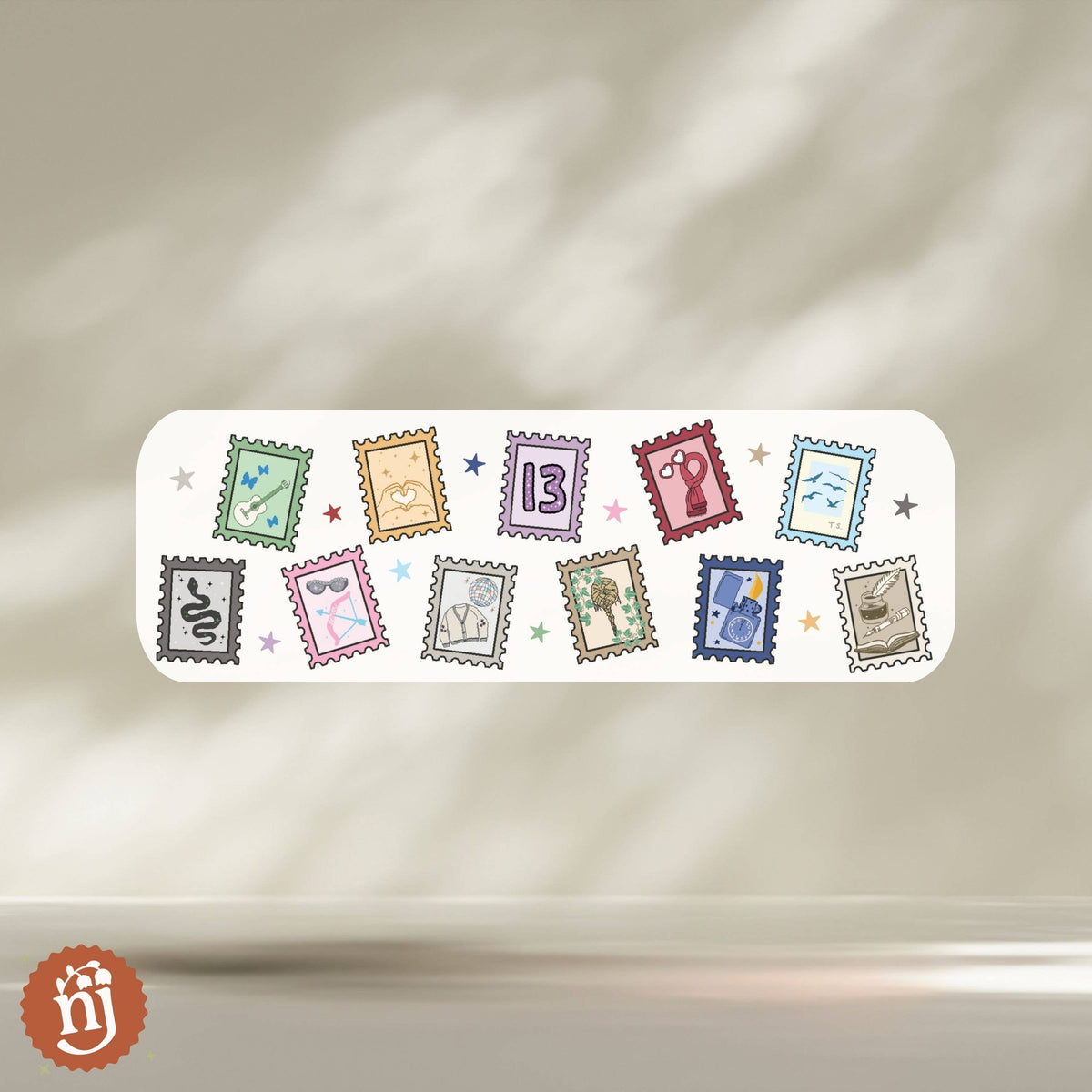 Taylor Eras Stamps Bookmark