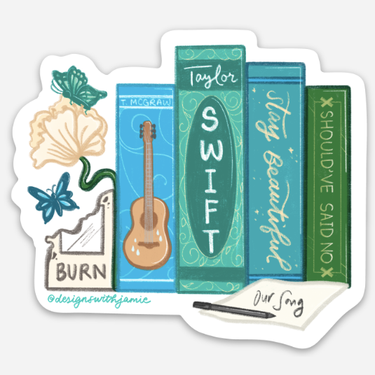 Debut Album Book Sticker