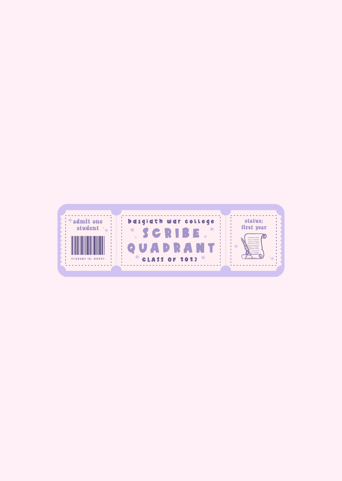 Fourth Wing Quadrants - Bookmarks