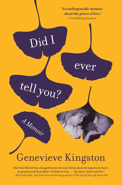 Did I Ever Tell You?: A Memoir - Ingram