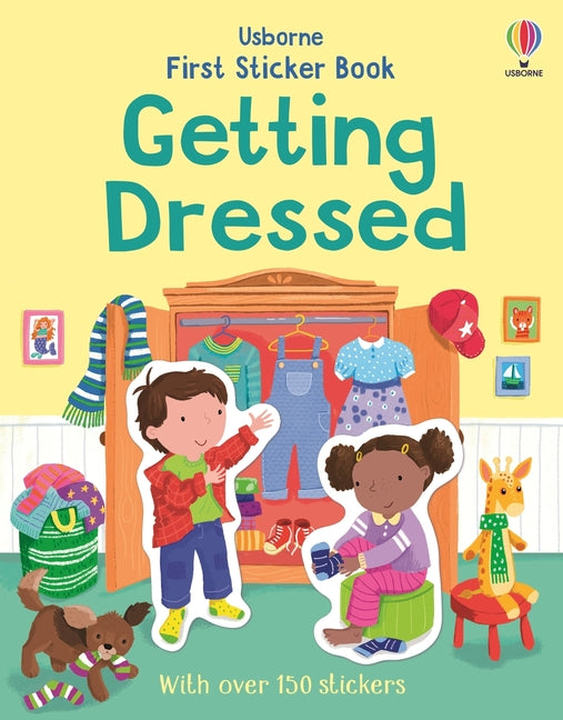 First Sticker Book Getting Dressed - Ingram