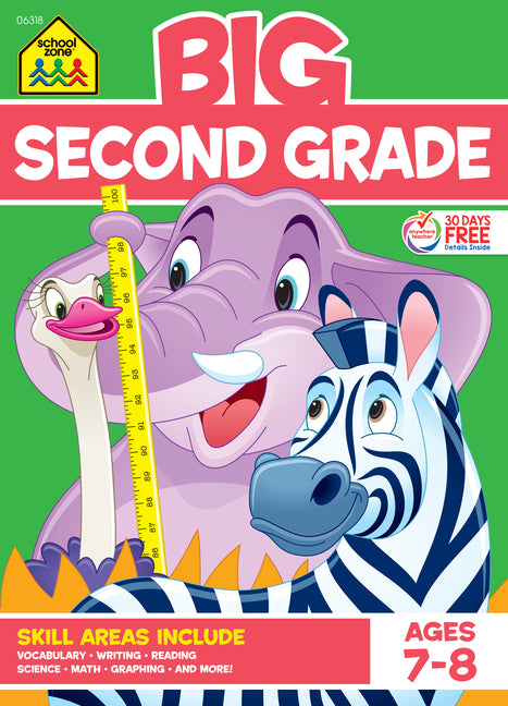 School Zone Big Second Grade Workbook - Ingram