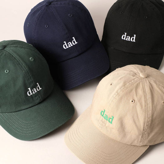 Father's Day Baseball Cap With Dad Text Embroidery