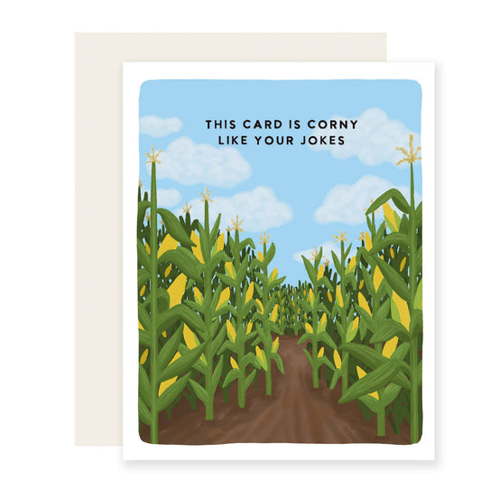 Corny Like Your Jokes | Dad Jokes Father's Day Card