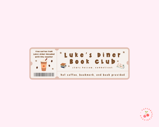 Luke's Diner Book Club - Bookmarks