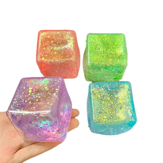 Glitter nice cube Squishy Squeeze Toy Fidget Toy