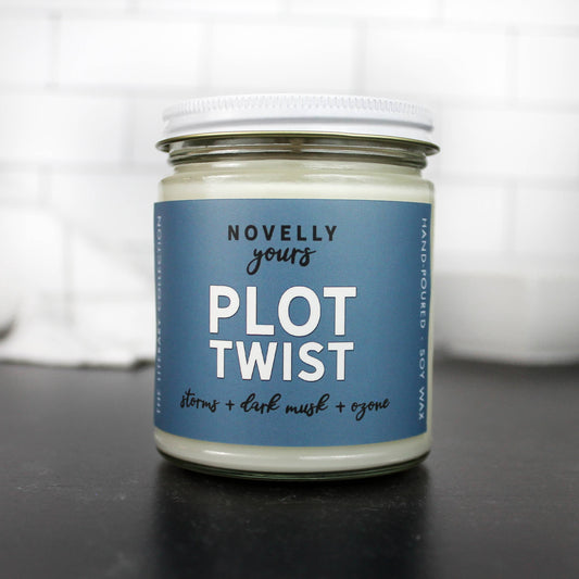 Plot Twist candle | Literary Scented Candle for Book Lovers