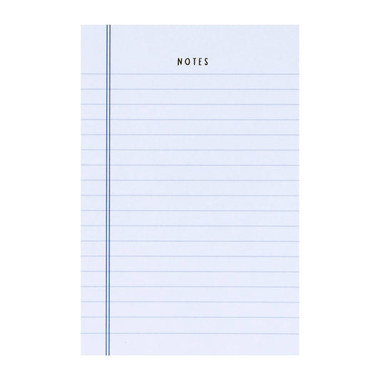 Blue Notes 4x6 Notepad