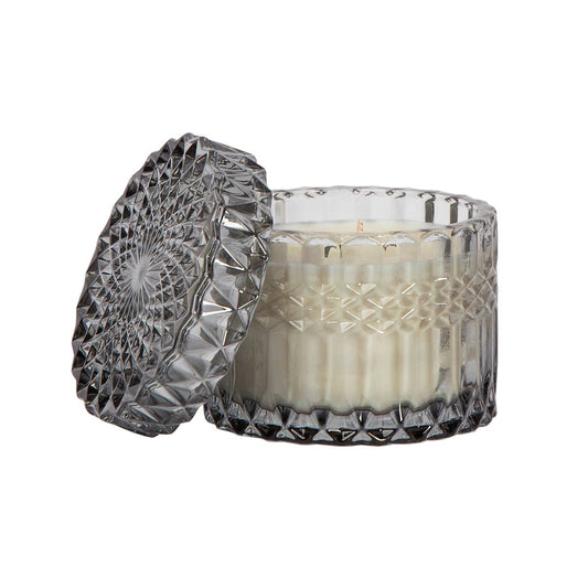Heathered Suede 8oz  Petite Shimmer Candle