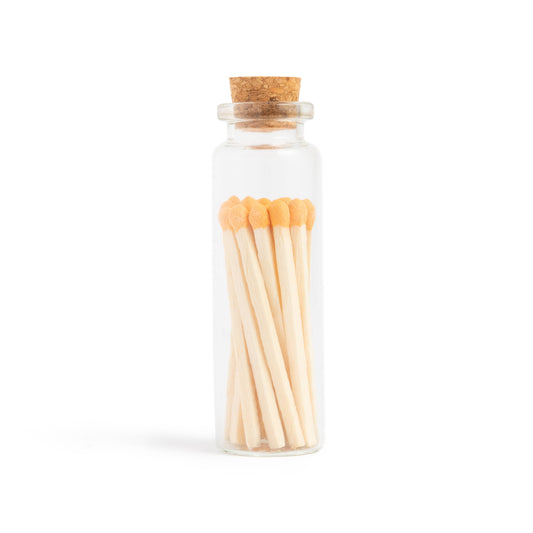 Apricot Cream Matches in Small Corked Vial