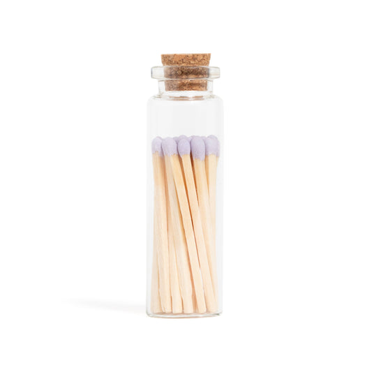 Lavender Matches in Small Corked Vial