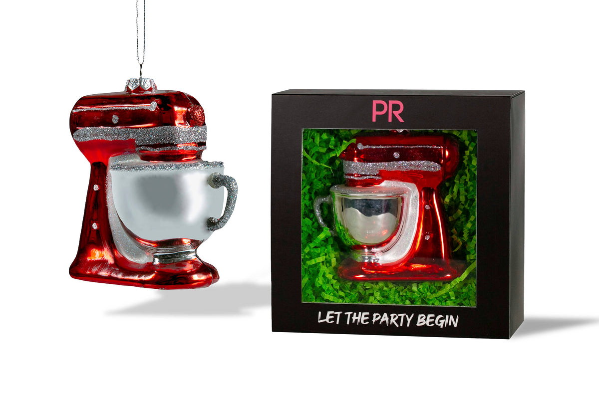 Party Rock | Electric Mixer Glass Ornament