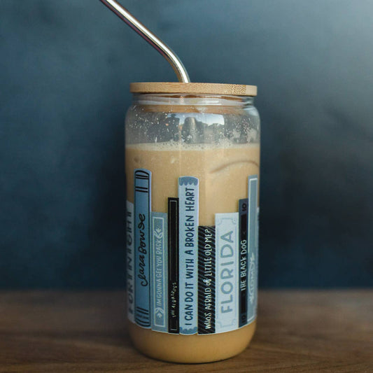 Poetry Books Glass Can