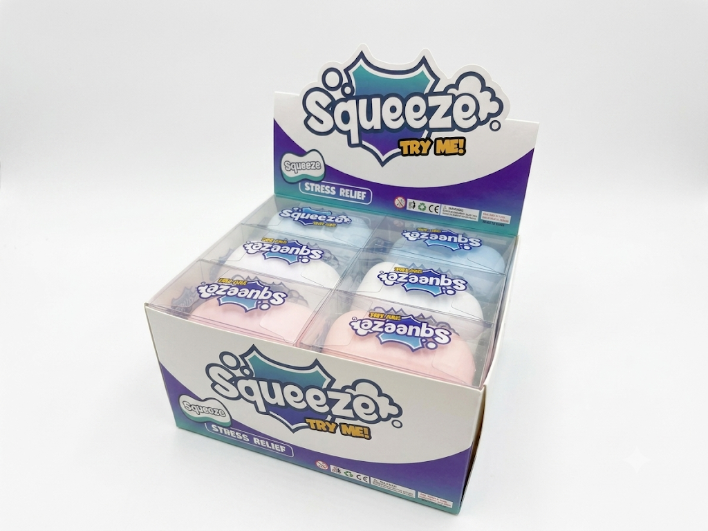 Crackle Soap Squishy 12CT PDQ Display