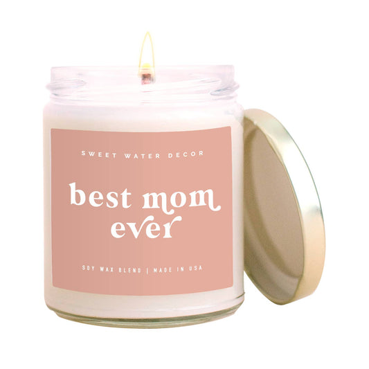 Best Mom Ever! 9 oz Soy Candle - Home Decor & Gifts
