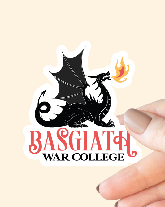 Fourth Wing Basgiath War College Sticker