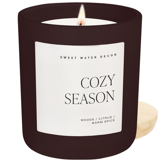 Cozy Season 15 oz Candle, Matte Jar - Christmas Decor