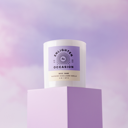 Boss Babe Candle in White Tumbler