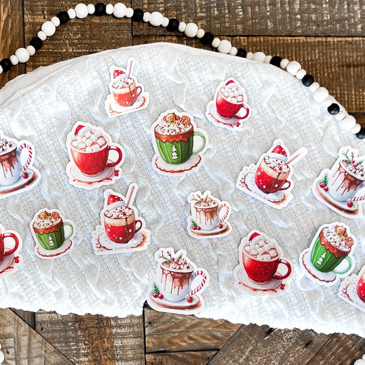 Hot Cocoa Christmas Vinyl Sticker