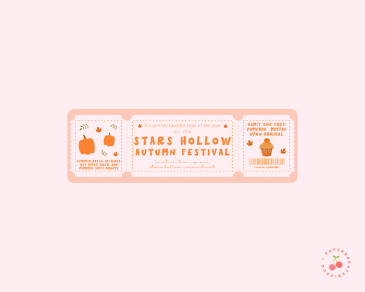 Stars Hollow Autumn Festival - Bookmarks
