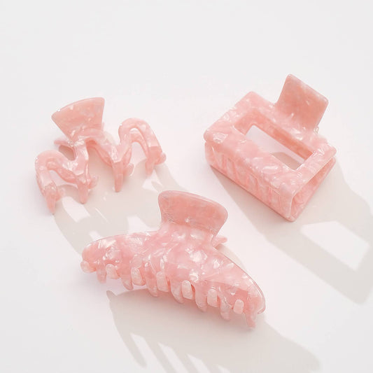 Saltwater Pink S/M - Assorted Claw Clips