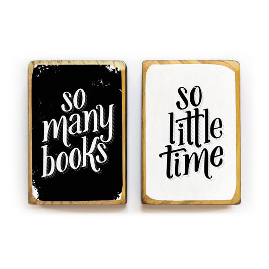 So Many Books So Little Time - Bookends