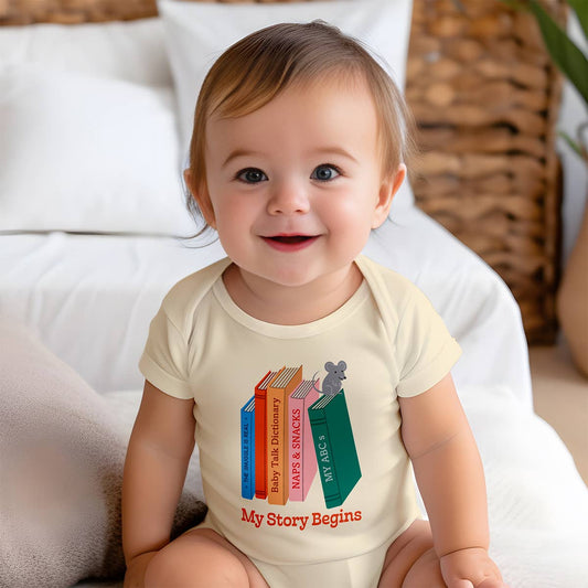 My Story Begins, Baby Bookshelf Bookish Bodysuit