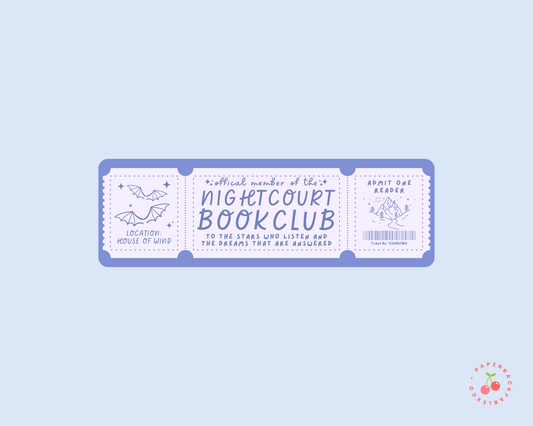Night Court Book Club - Bookmarks