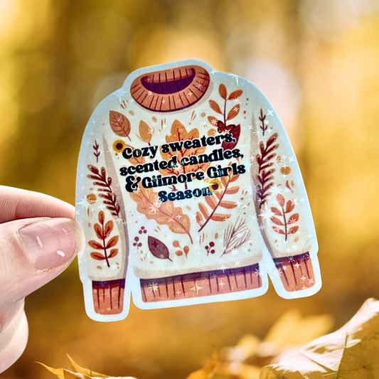 Gilmore Girls Fall Sweater Sticker
