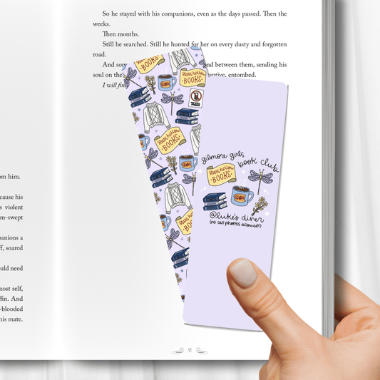 Gilmore Girls Book Club Dual-Sided Cardstock Bookmark