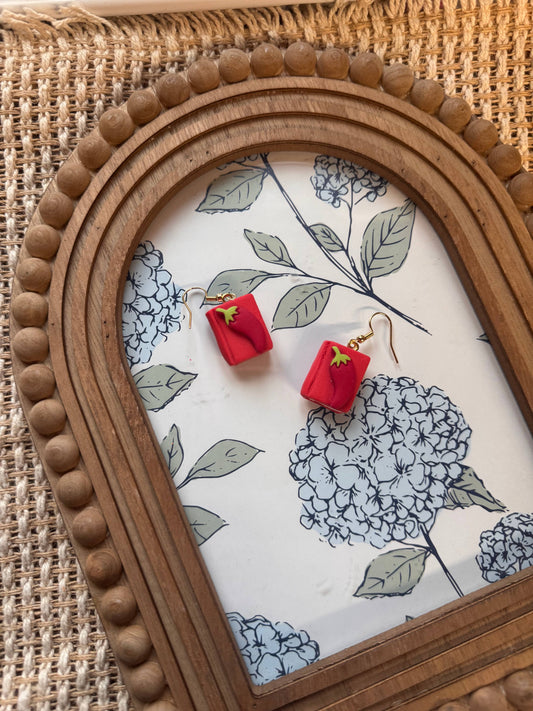 Spicy Books | Handmade Polymer Clay Earrings
