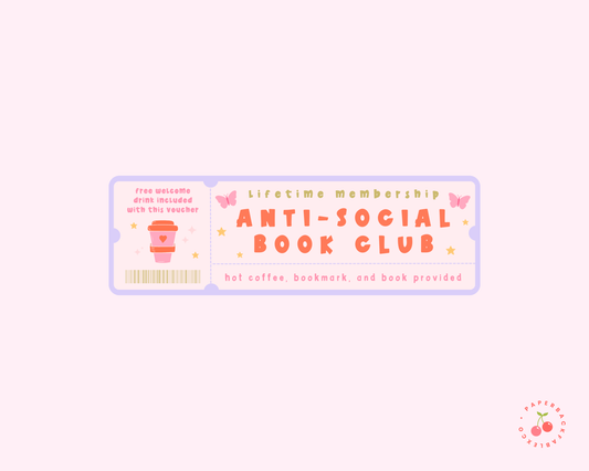 Anti Social Book Club - Bookmarks