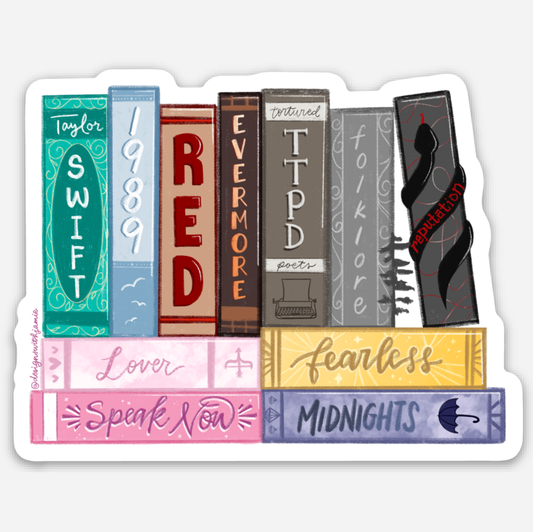 11Eras Book Sticker