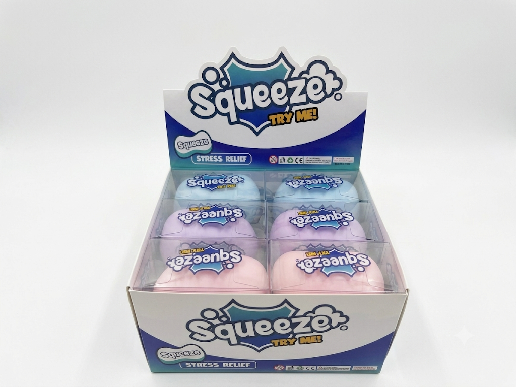 Crackle Soap Squishy 12CT PDQ Display