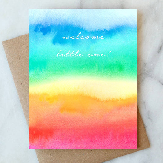 Rainbow Baby Greeting Card | New Mom Baby Card