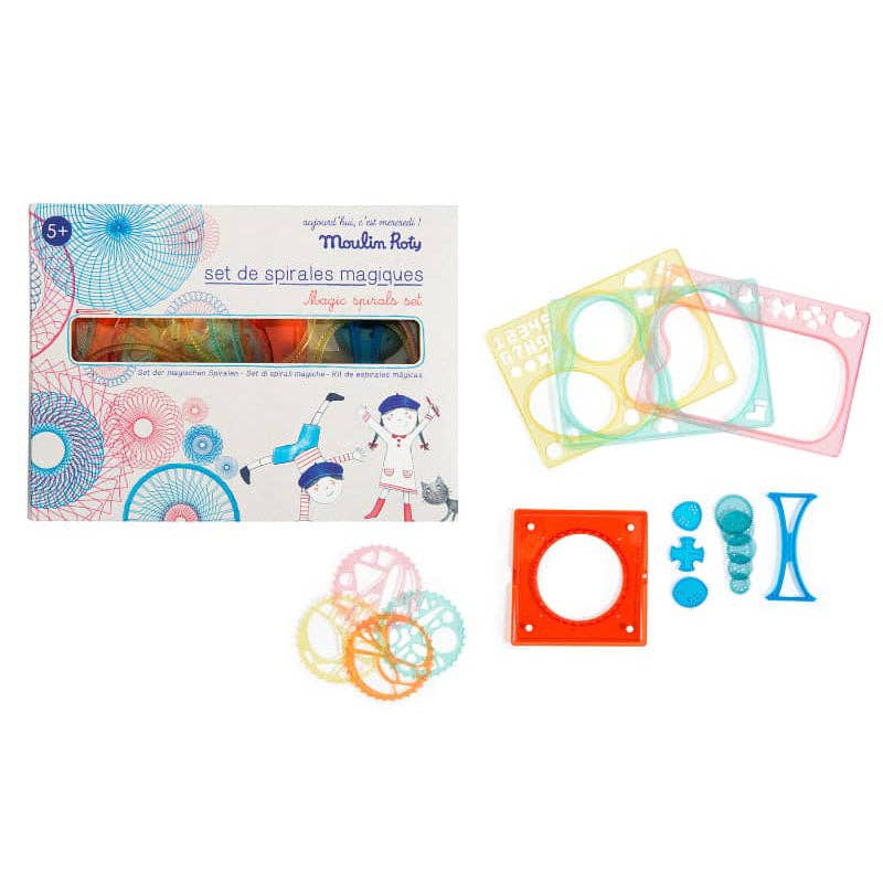 Magic Spirals Drawing Tool - Recreational Activity - Moulin Roty