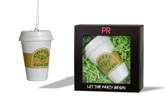 Party Rock | Travel Coffee Cup Glass Ornament