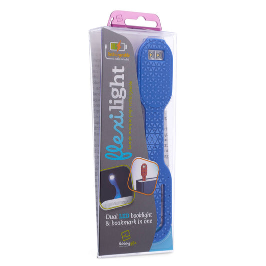 Flexilight Rechargeable Booklight & Bookmark - Blue Hex