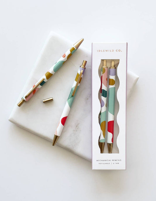 COLORFUL BLOBS MECHANICAL PENCILS