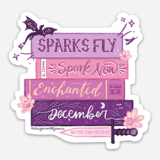 Spk Nw Book Sticker