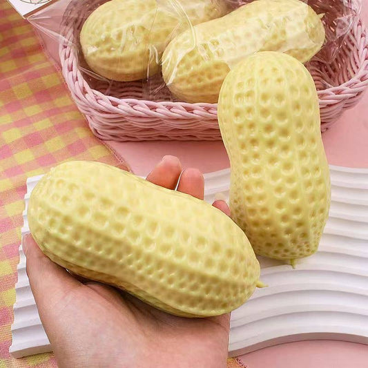 Large TPR Slow Rebounding Peanut Squeeze Toy