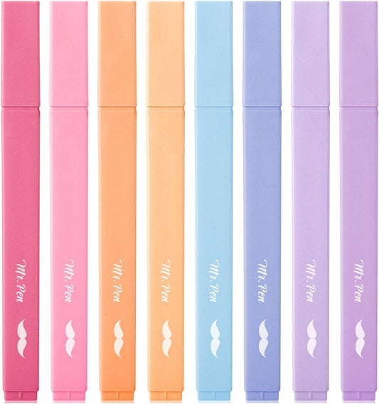Mr. Pen Aesthetic Highlighters Set of 8 Pcs