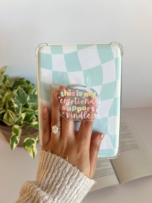 Emotional Support Kindle Grip,Mag-safe E-Reader Accessory